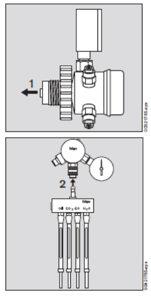 德?tīng)柛駢嚎s空氣檢測(cè)儀連接方法